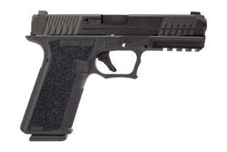 Polymer 80 PFS9 Complete Full Size 9mm Pistol features a black frame